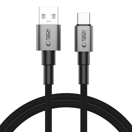 Tech-Protect USB-C Till USB-A kabel Ultraboost 100CM 15W - Grå