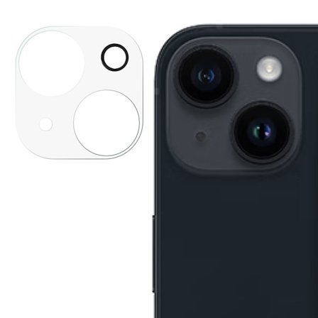 [1-PACK] iPhone 15 Plus/iPhone 15 kameralinsedæksel i hærdet glas - klar