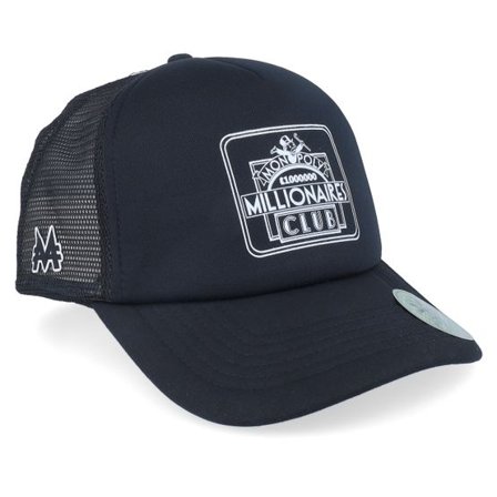 Monopoly - Svart trucker Keps - Millionaires Club Black Foam Trucker @ Hatstore