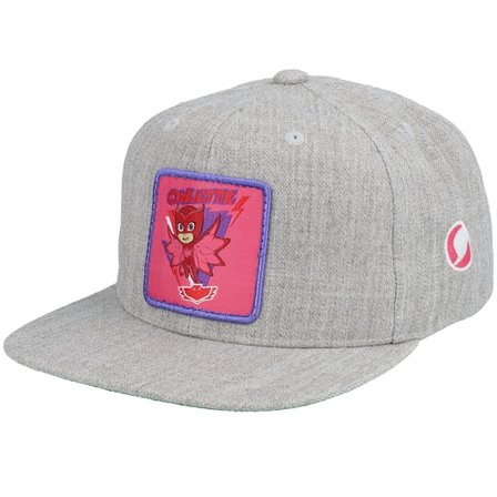 Kinder PJ Masks - Grau snapback Cap - Kinder Owlette Grey Snapback @ Hatstore
