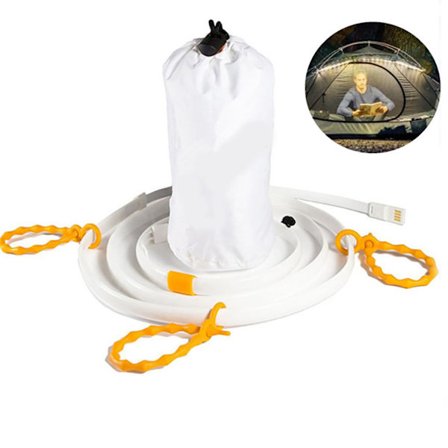 LED-köysivalot retkeilyyn, vaellukseen, turvavaloksi, kannettavat LED-telttavalot