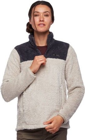 Black Diamond W's Roadie Quarter Zip Fleece Dune/Carbon