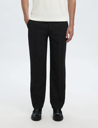 Selected Slmreg-Neil Elastic Wb Trs - Black - L