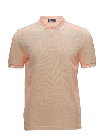 Twin Tipped Fp Shirt Polos Short-sleeved Orange Fred Perry