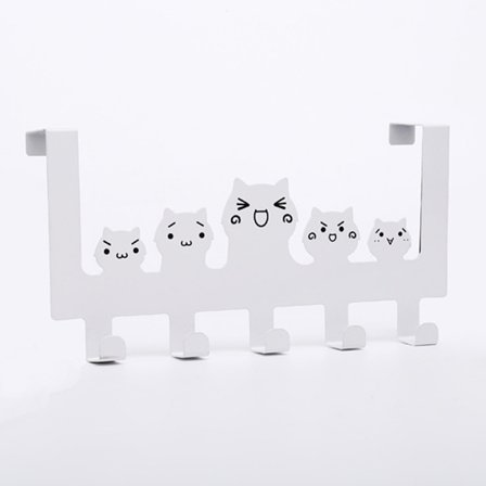 Oven ovenkoukku Punch Ilmainen koukku söpöillä ilmeillä Pyyhekoukut Keittiö Kylpyhuonetarvikkeet B