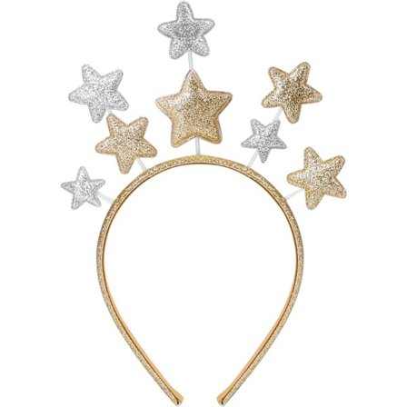 Glitter Stjerne Hodebånd Jule Hodebånd Prinsesse Hodebånd Gl DXGHC