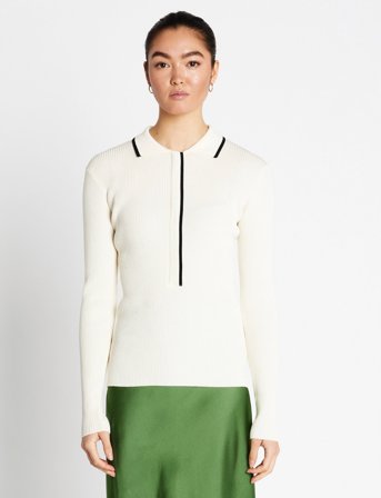 Bruuns Bazaar Riversbbjohania Knit Blouse - Cream - XL