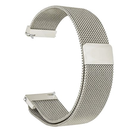 20/22mm Magnetiskt Milanese Armband för Samsung Galaxy Watch 7 6 5 4 40 44mm Gear S3 Rostfritt Stål Armband för Huawei 4 GT3 Armband Starlight