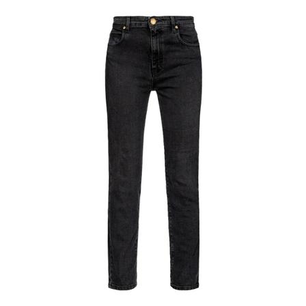 Pinko, Skinny jeans zwart denim Zwart, Dames, Maat:W25