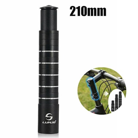 Pyörän haarukan ohjaustangon korotussovitin MTB:lle 210 mm