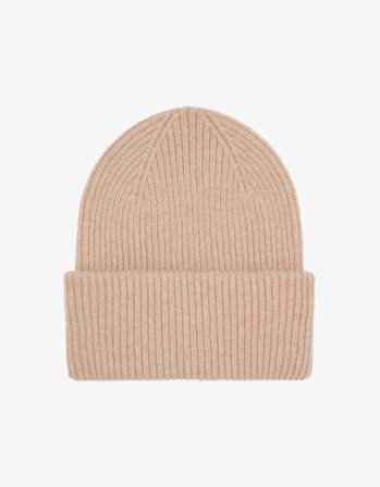 Merino Wool Hat - Honey Beige - One Size