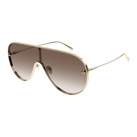 Solbriller fra Alexander McQueen i Guld