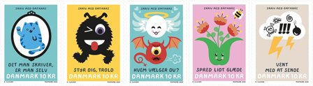Danmark 2020 - Skriv med omtanke - Postfrisk sæt 5v