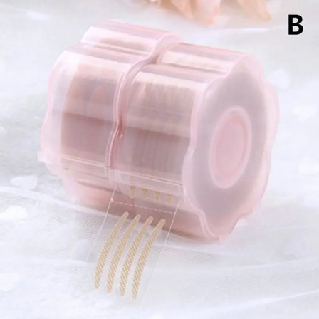 Dobbelt Øjenlågs Tape Fold Selvklæbende Klistermærker S/L 600 stk. Store Øjne Makeup Øjenlågs Klistermærker Makeup Beige Usynligt Værktøj