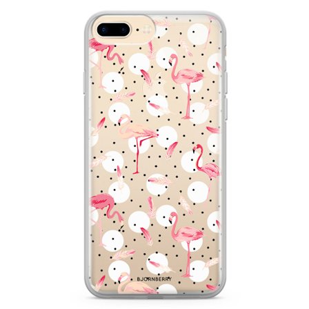 Bjornberry Skal Hybrid iPhone 7 Plus - Flamingos