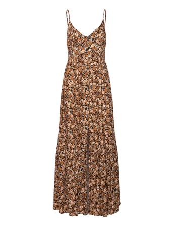 Sea Of Dreams Maxi Dress Brown Rip Curl
