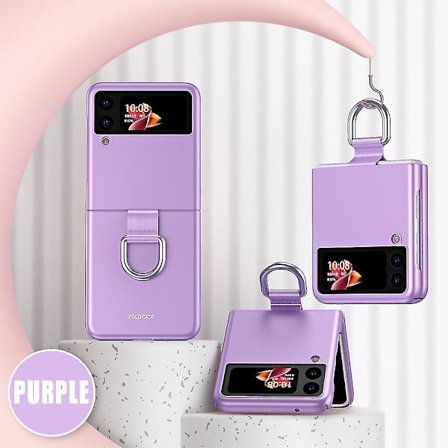 Samsung Galaxy Z Flip 3 5g Skal Ultratunt Stötsäkert Skyddsfodral Med Fingerring