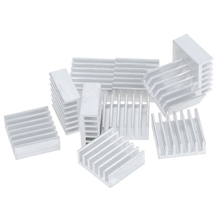 10 stk 14*14*6mm Aluminium heatsink elektronisk chip radiator cool