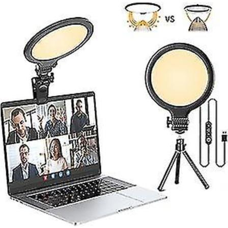 72 LED-tietokoneen rengasvalo, videoneuvotteluvalaistuspaketti 3000k-6500k himmennett v selfie-rengasvalo, 6 tuuman kannettavan tietokoneen rengasvalo