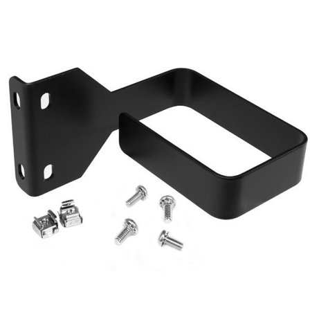 StarTech 2.4 x 3.9in Vertical Cable Management D Ring - 1.5U Metal D-Ring Hooks - Wire Organizer for 2 or 4-Post Network/Server Racks (CMHOOKMW) -