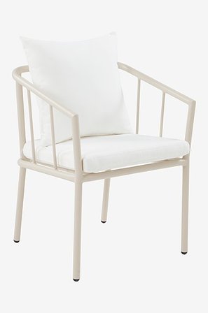 Jotex - Krzesło Zewnętrzne BEZOWY - MENTON - Kup Krzesła i podnóżki ogrodowe firmy Jotex