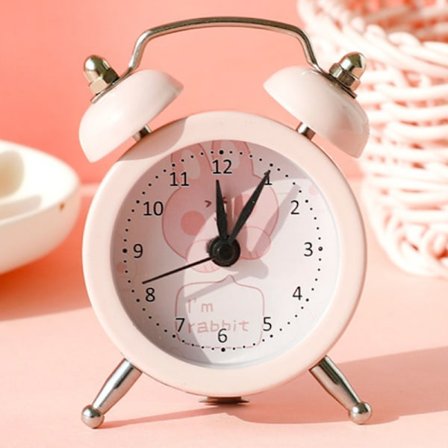 Kaksoiskelloherätyskello, SAYTAY-sarjakuvaherätyskello, opiskelijoiden kodin sisustuspöytäkello