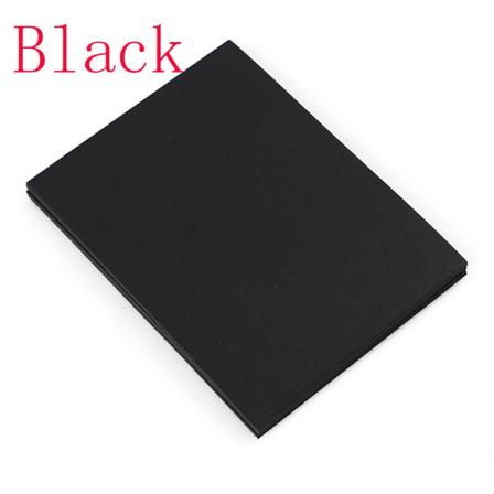 20 Stk Notebook Card Blankt Skrivepapir Skitse Graffiti Sort