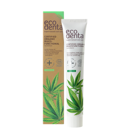 Ecodenta Multifunksjonell Tannkrem Med Hampolje 75 ml