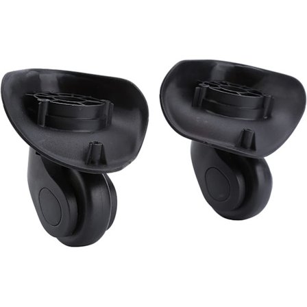 Par med hjul til koffert, universelle PVC-hjul i plast