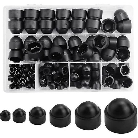 145 delar cover, cover, plastkupolbultmutterskydd