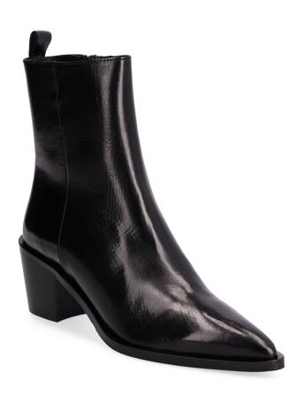 Booties Shoes Boots Ankle Boots Ankle Boot - Heel Sort Billi Bi