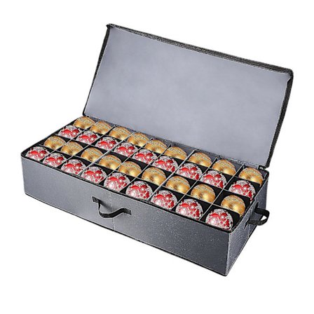 Joulukoristeiden säilytyslaatikko Xmas 64 lomakoristeelle