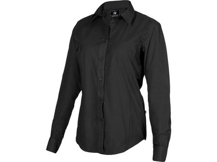TEXSTAR Skjorta WS19 dam svart L - Lyreco - Arbetskläder - Arbetsskjortor - Serviceskjortor