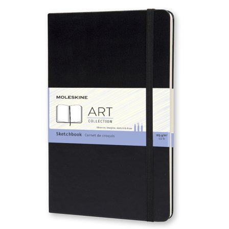 Moleskine Sketchbook ART collection Notebook Large Black