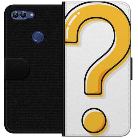 Kompatibelt Lommeboketui til Huawei P smart Spørsmålstegn