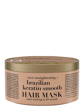 Ogx Brazilian Keratin Smooth Hair Mask - Nude - 300 ml
