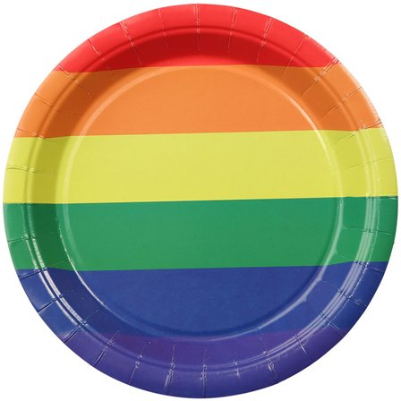Pride Papperstallrik 8-pack