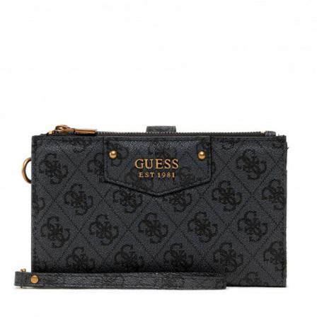 Guess Wallets Cardholders Sort, Dame Punge og Kortholder, Størrelse: ONE Size