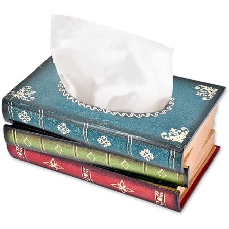 Kudoslaatikko Retro Kirjapaperipidike Puinen Paperisäilytys Kodin Sisustukseen - Sininen