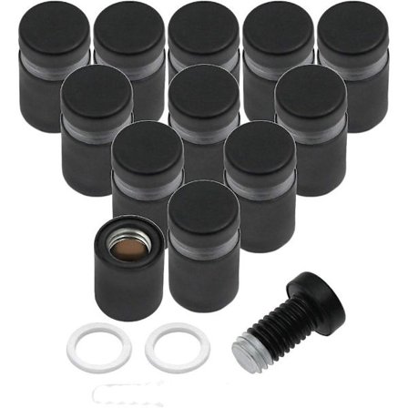 12 stk Standoff Skruer Glas Standoff Søm Reklame Standoff