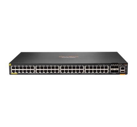 Hewlett Packard Enterprise HPE Aruba 6200F 48G Class4 PoE 4SFP+ 740W Switch - switch - 52 porter - Styrt - rackmonterbar