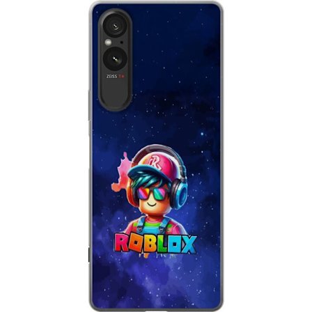 Kompatibelt Mobilskal till Sony Sony Xperia 10 VI Roblox Space Explorer Design utformad i ett futuristiskt rymdtema med färgstarka detaljer, känsla