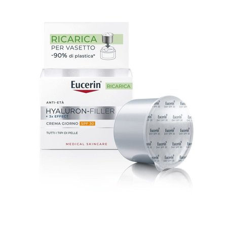 Eucerin Hyaluron-Filler +3X Effect Giorno SPF 30 Ricarica 50ml