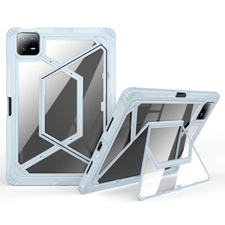 SKALO Xiaomi Pad 6 Armor X Hybrid Cover - Lyseblå