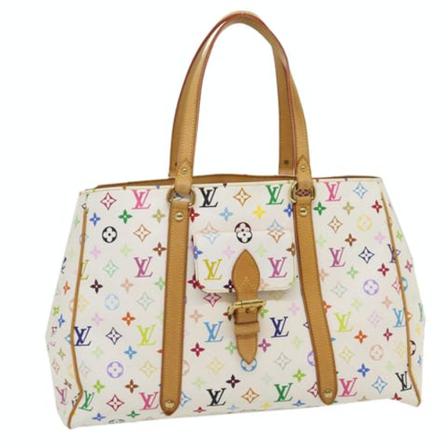 Louis Vuitton Vintage, Pre-owned Bag Wit, Dames, Maat:ONE Size,leer