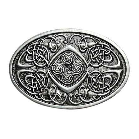 Celtic Knot soikea vyön solki Harmaa vyön solki