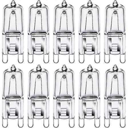 G9 Halogenpærer G9 35W G9 Kapselpærer 230V 2800K Varmhvit Dimbar 10-pakning