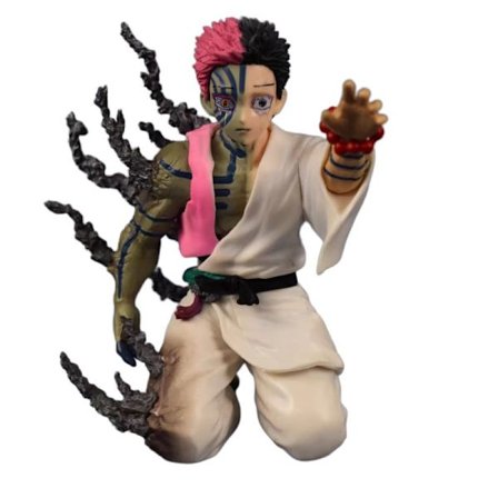12 cm; Work Demon Slayer Anime Actionfigur 13 cm Akaza PVC Samlarobjekt Leksak för Barn Halloween Present Dockdekoration