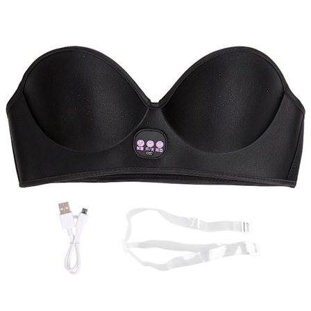 Elektrisk USB-bröstmassage-bh Accelerera cirkulationen 3 växlar Värme Hem Bröst-bh