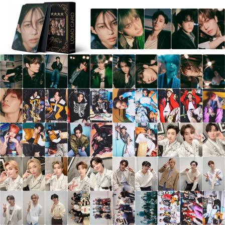55 stk Kpop Stray Kids Five Stars Nytt Album Lomo-kort 5 Stjerners Fotokort Straykids Fotokortsett Fans Gaver 5 stars